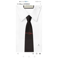 구찌 GG 로고 자카드 실크 넥타이 001-264833