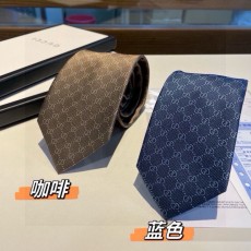 구찌 실크 넥타이 꿀벌 GG 패턴 001-264944