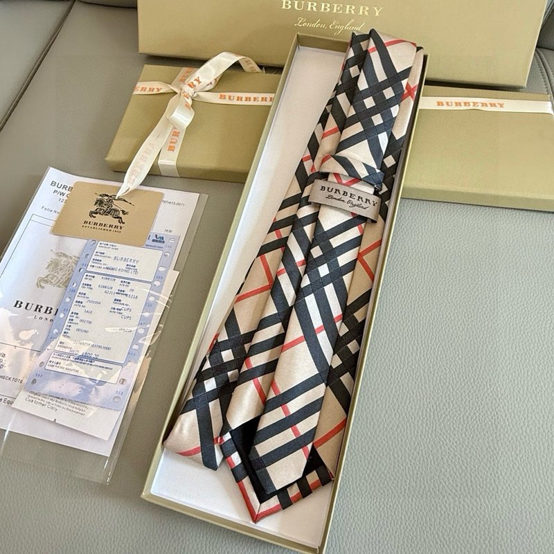버버리 빈티지 체크 넥타이 001-265100