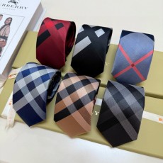 버버리 빈티지 체크 실크 넥타이 001-265121