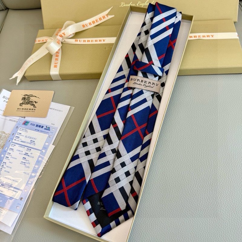 버버리 빈티지 체크 넥타이 001-265124