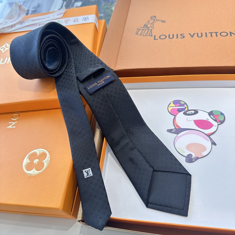 LV 짜임 패턴 실크 넥타이 001-265131