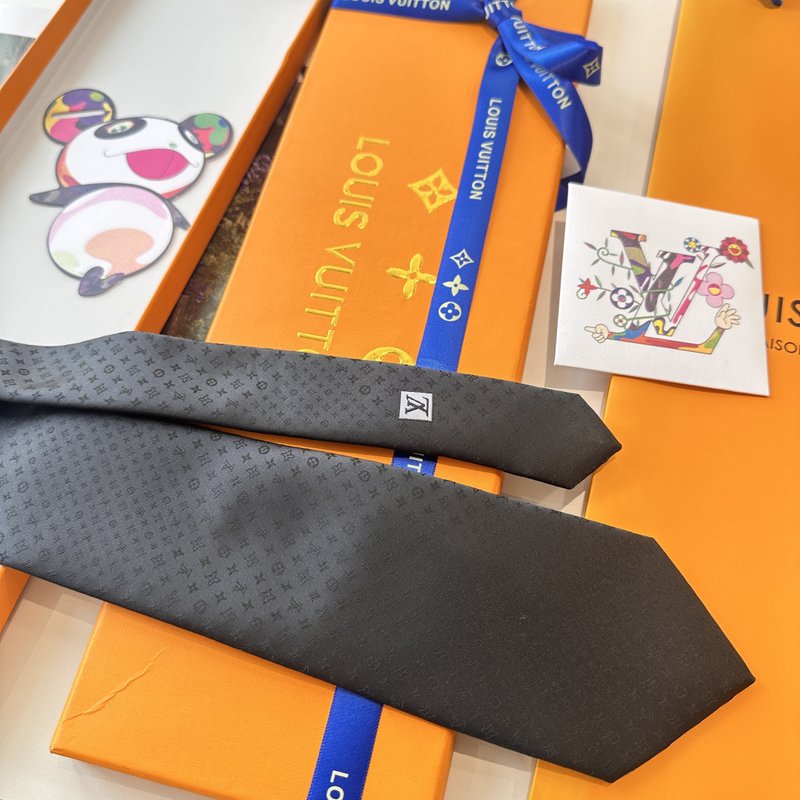LV 짜임 패턴 실크 넥타이 001-265131