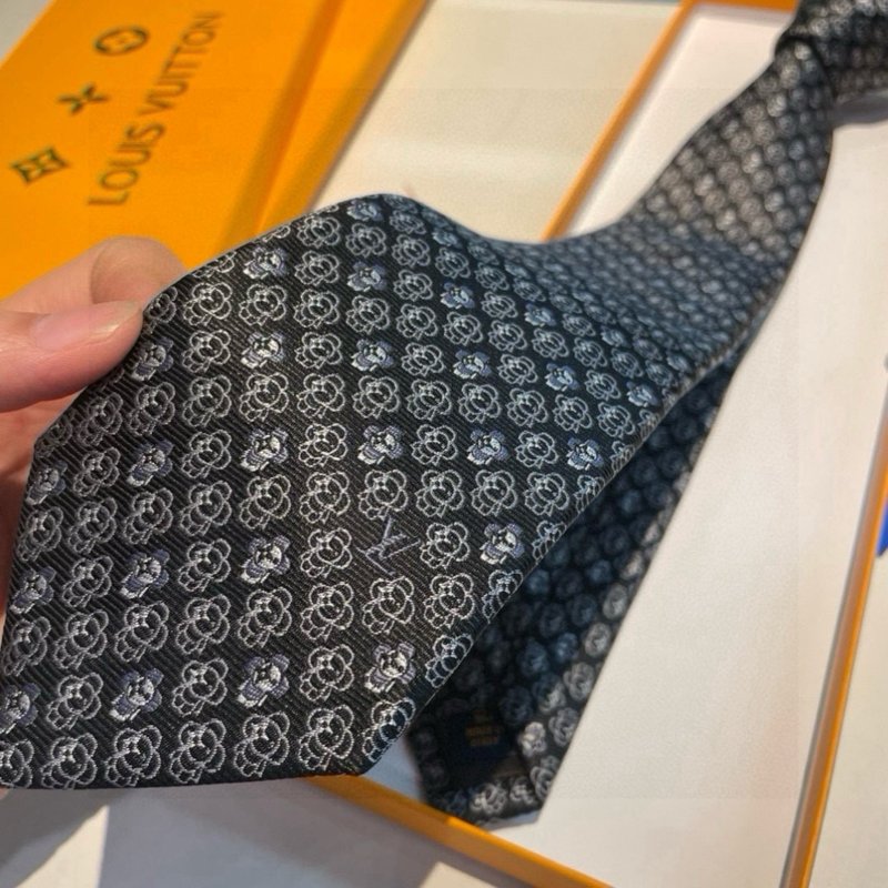 LV 다미에 자카드 실크 넥타이 001-265141