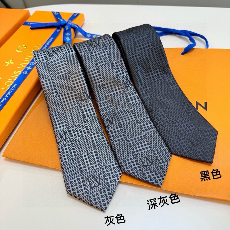 LV 다미에 체크 실크 넥타이 001-265220