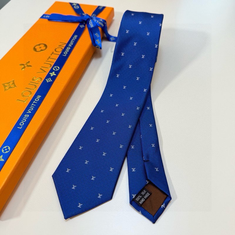 LV 루이비통 다이아몬드 V 넥타이 실크 자카드 001-265239