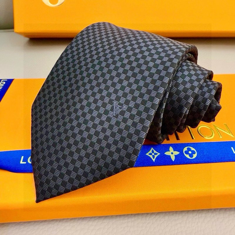 LV 체크 넥타이 001-265250
