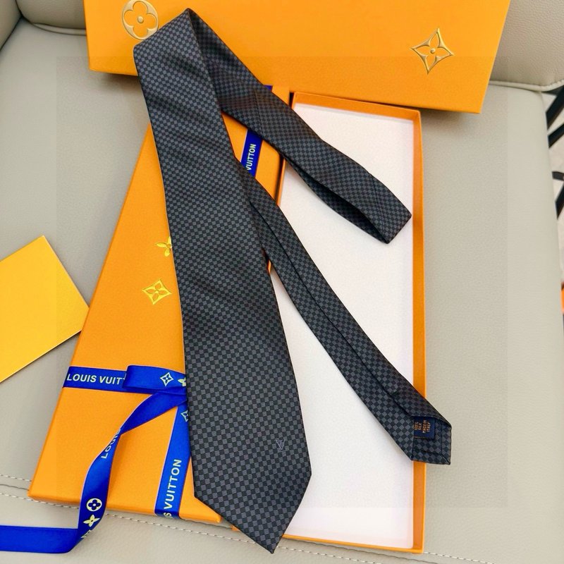 LV 체크 넥타이 001-265250