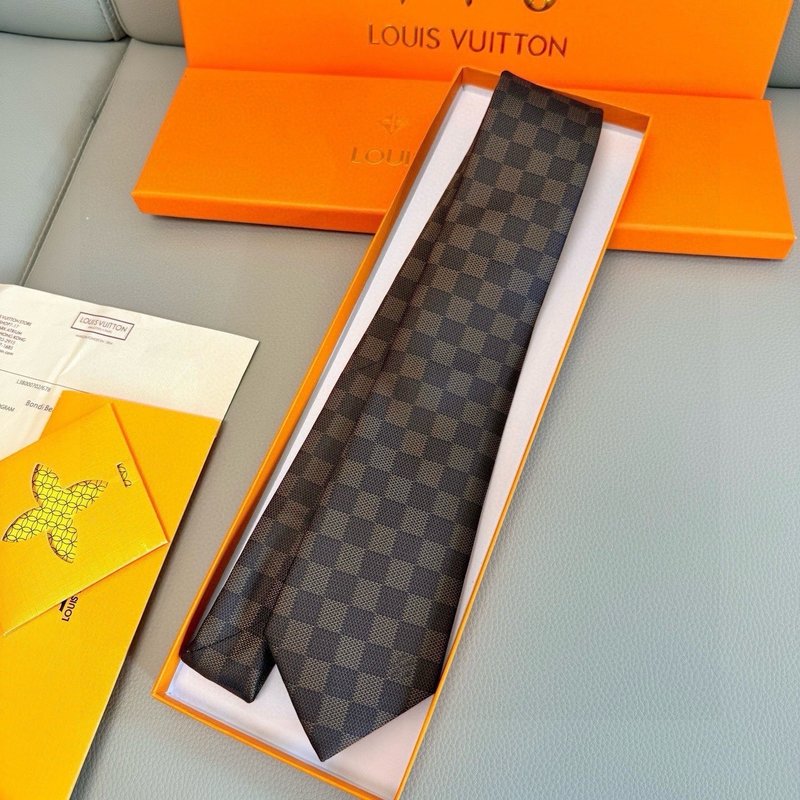 LV 다미에 체크 넥타이 001-265276