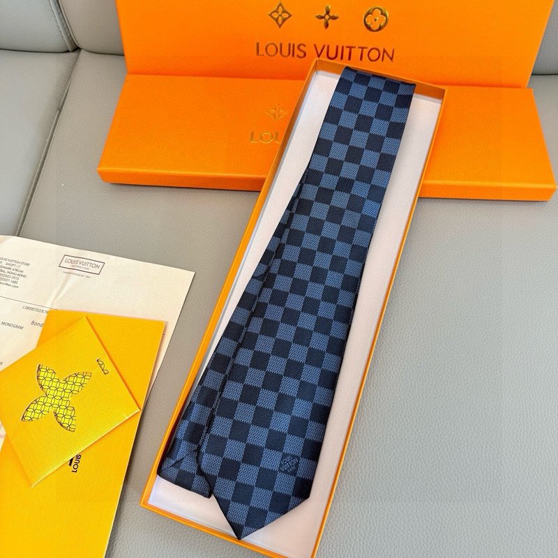 LV 다미에 체크 넥타이 001-265276