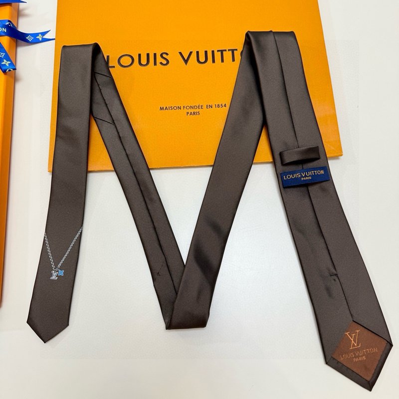 LV 레터 자카드 넥타이 001-265277