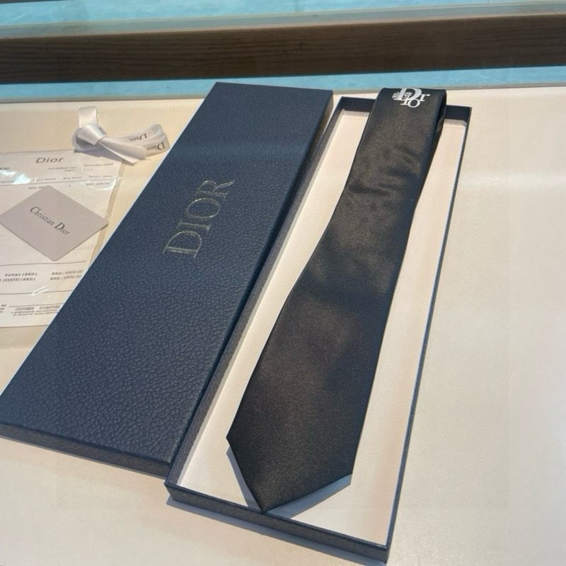 D가 로고 자카드 남성 넥타이 001-265331