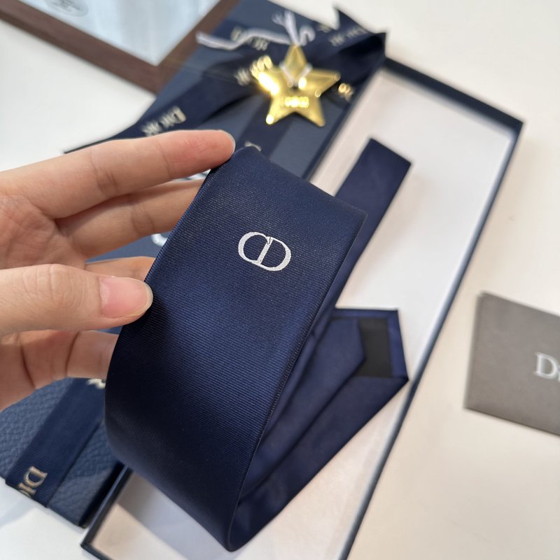 디올 남성 심플 로고 넥타이 001-265437