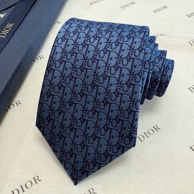 DIOR 남성 클래식 로고 자카드 넥타이 001-265442