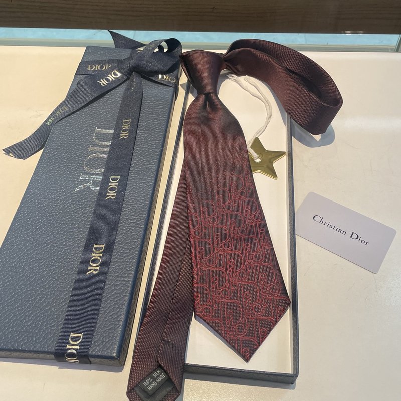 디올 남성 로고 자카드 넥타이 001-265513