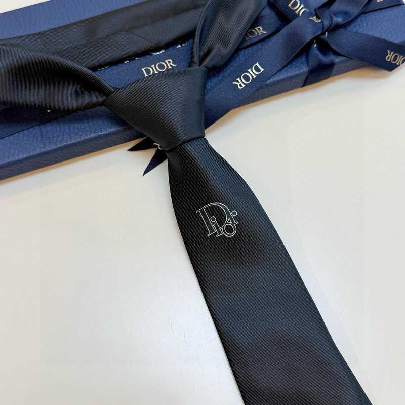 디올 남성용 클래식 로고 자카드 넥타이 001-265521