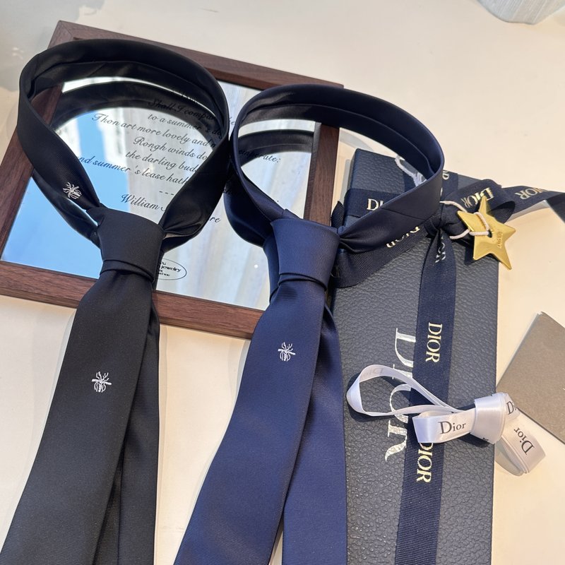 디올 남성 심플 로고 넥타이 001-265552