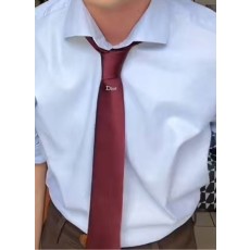 디올 남성 로고 자카드 넥타이 001-265566