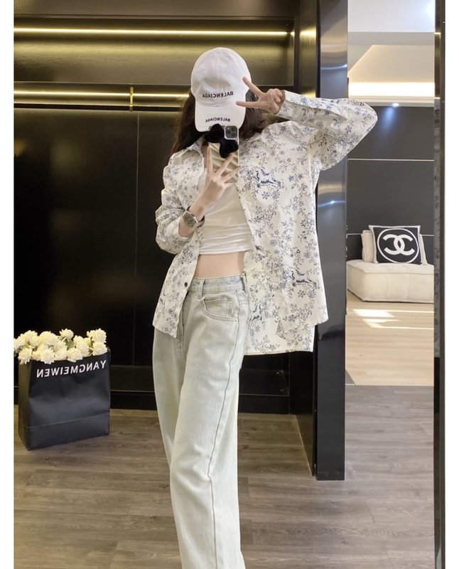 발렌시아가 워시드 야구 모자 001-265634