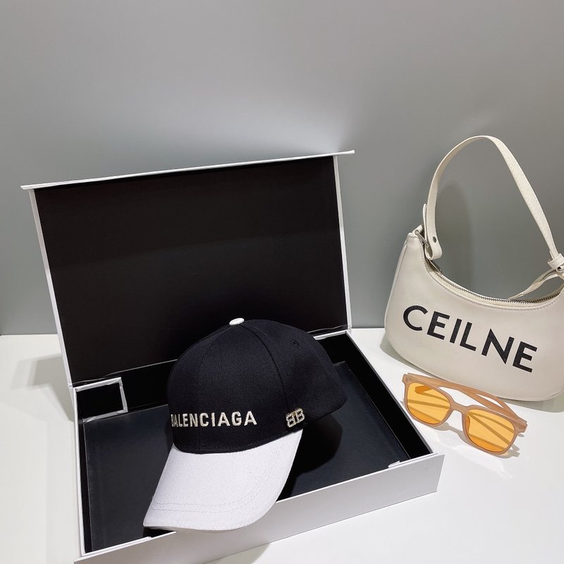 Balenci 컬러블록 야구모자 001-265872