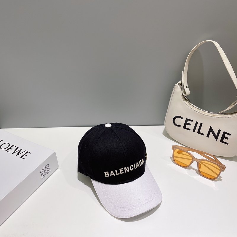 Balenci 컬러블록 야구모자 001-265872