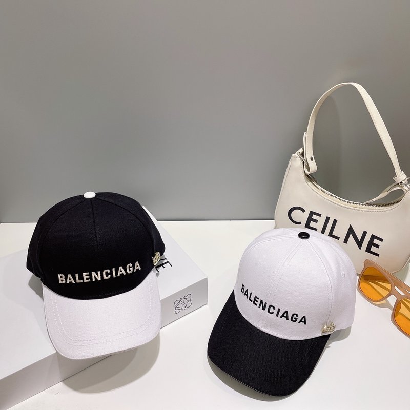 Balenci 컬러블록 야구모자 001-265872