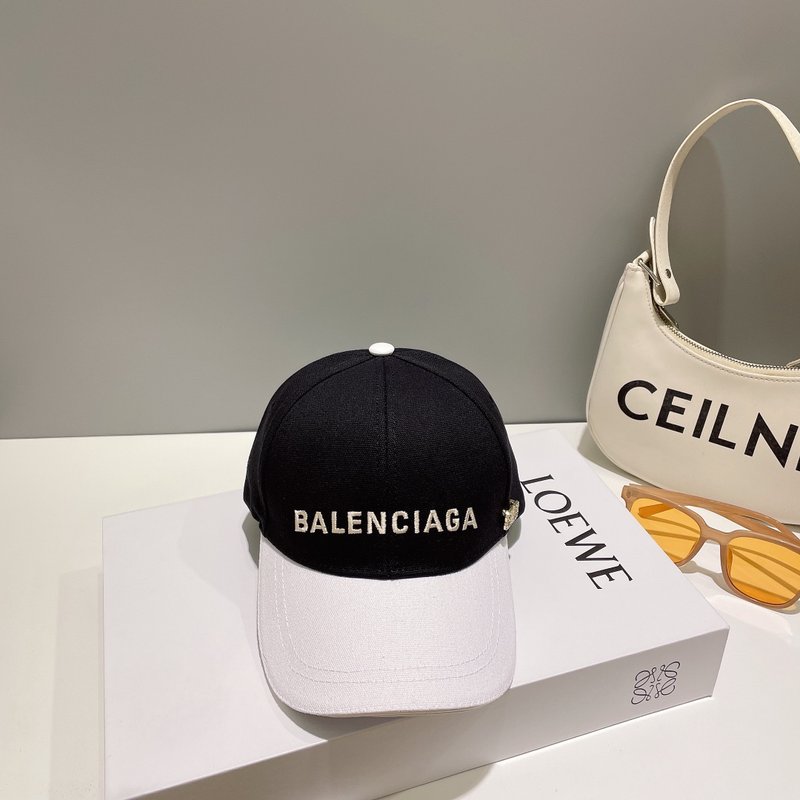 Balenci 컬러블록 야구모자 001-265872