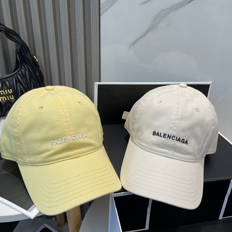 발렌시아가 신상 워싱 코튼 볼캡 001-265946