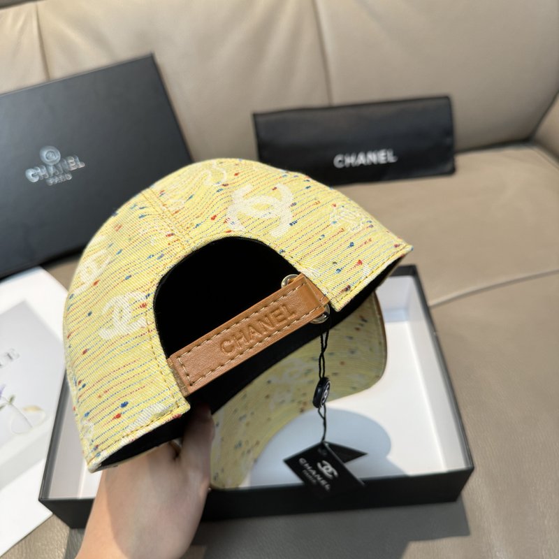 샤넬 울 자수 야구 모자 001-265990