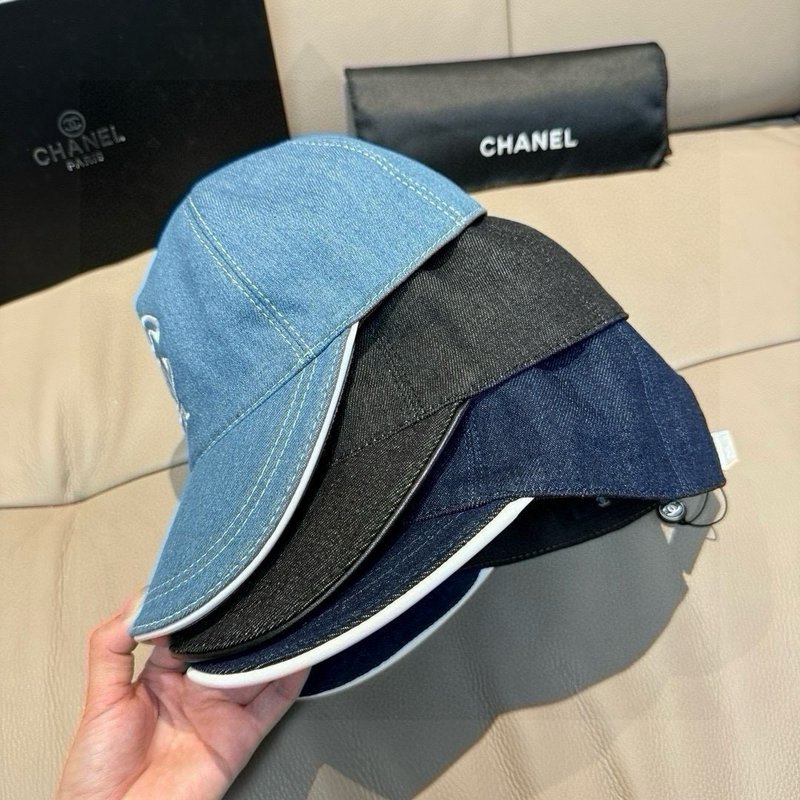 샤넬 청바지 자수 야구모자 001-266042