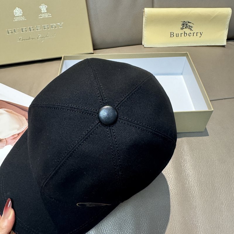 버버리 오리지널 볼캡 흑백 두색 001-266057