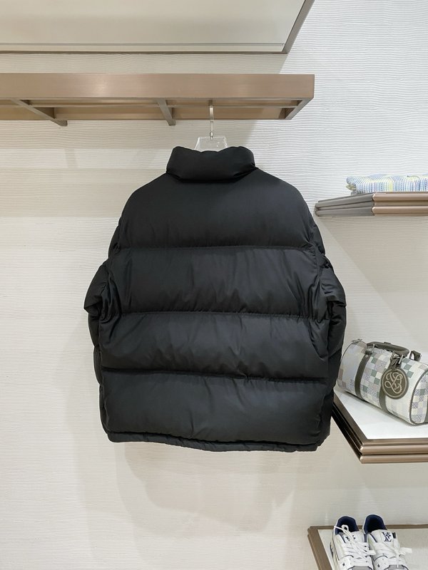 몽클레어 자카드 나일론 다운 패딩 001-266086