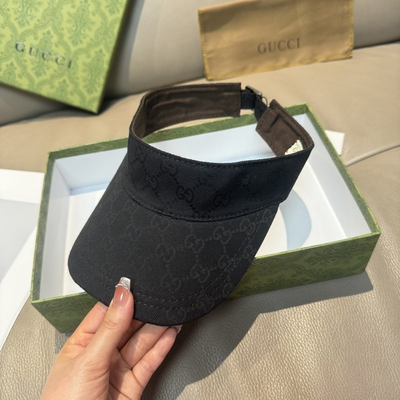 Gucci 와이드 테이프 선바이저 001-266176