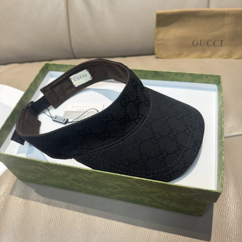 Gucci 와이드 테이프 선바이저 001-266176