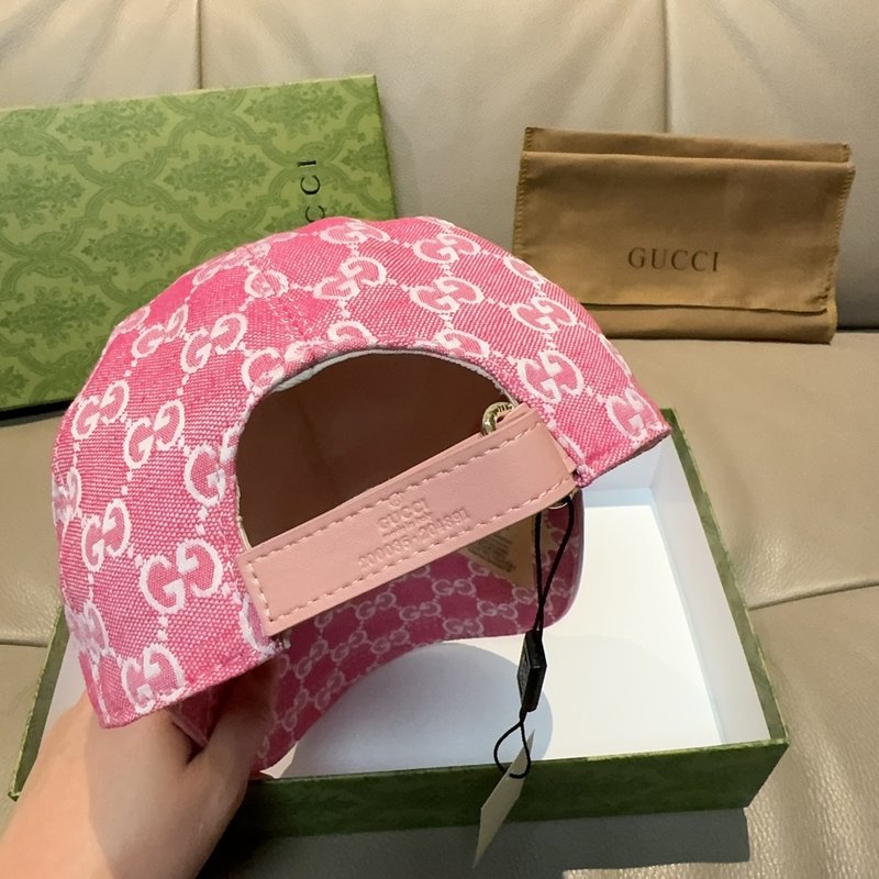 Gucci 사탕색 메탈 더블G 야구모자 001-266191