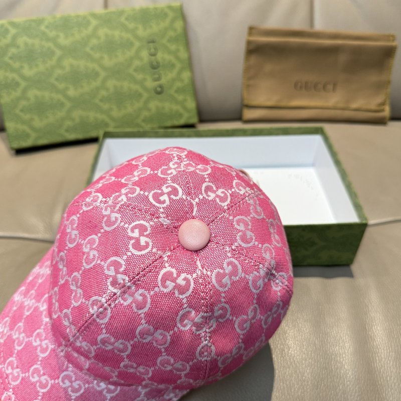 Gucci 사탕색 메탈 더블G 야구모자 001-266191