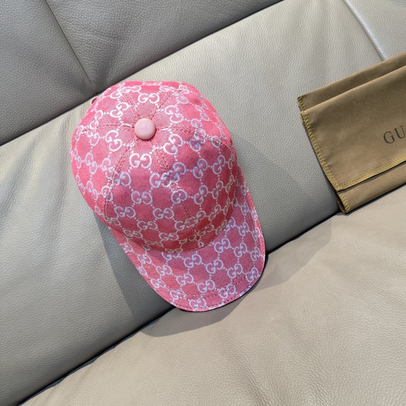 Gucci 사탕색 메탈 더블G 야구모자 001-266191