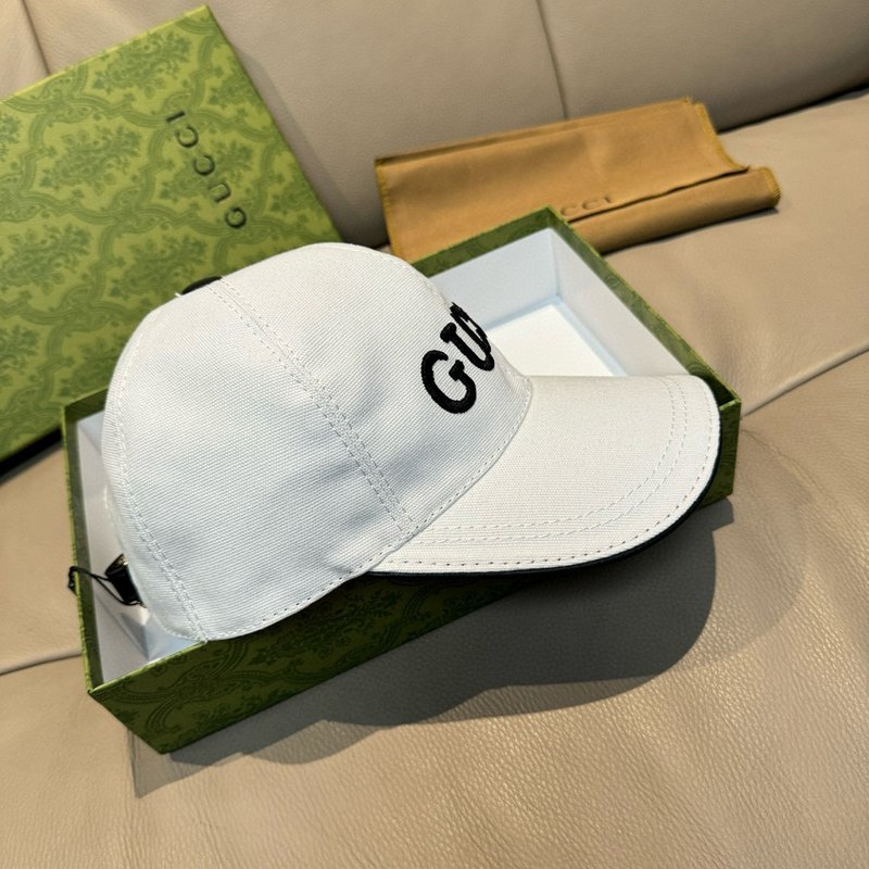 Gucci 자수 야구모자 캔버스 소가죽 001-266219