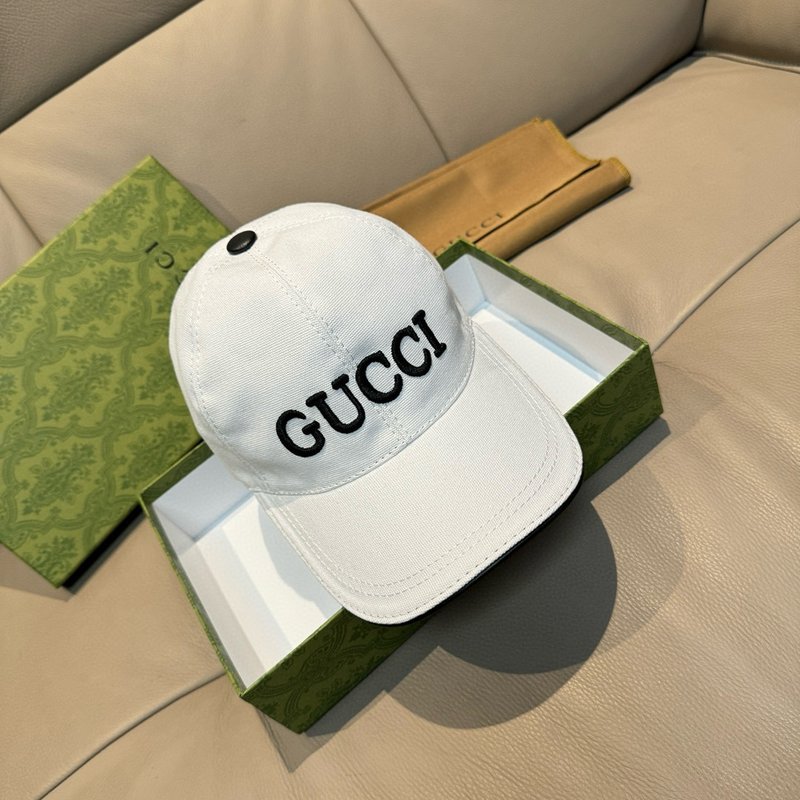 Gucci 자수 야구모자 캔버스 소가죽 001-266219