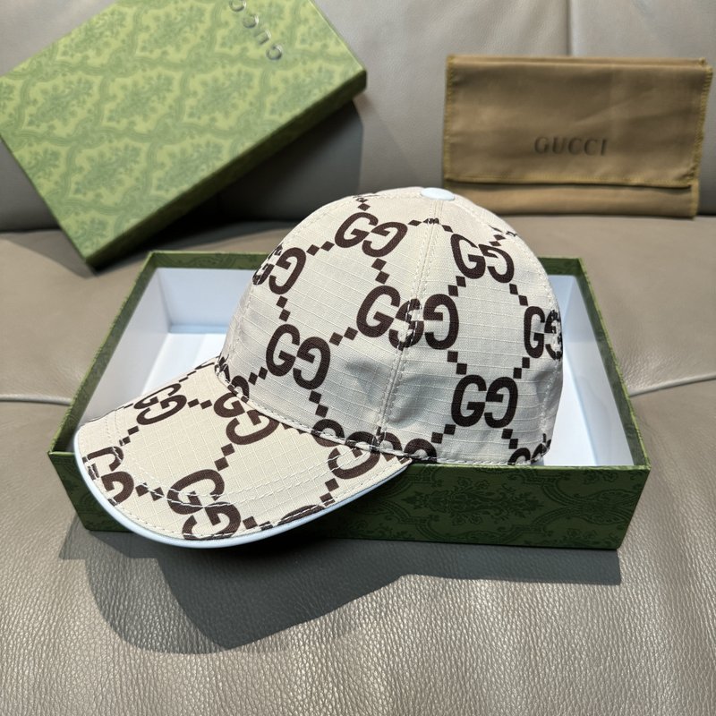Gucci 야구모자 더블 G 캔버스 가죽 001-266225