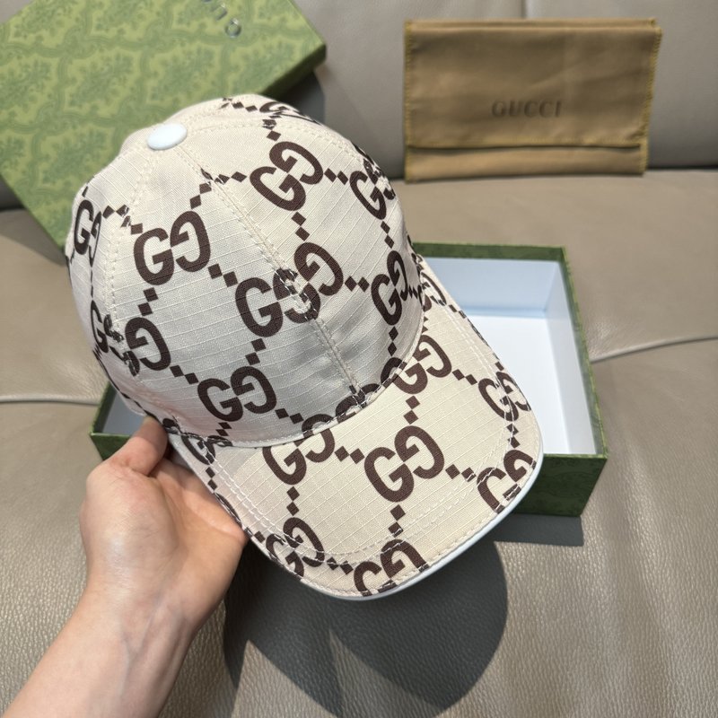Gucci 야구모자 더블 G 캔버스 가죽 001-266225