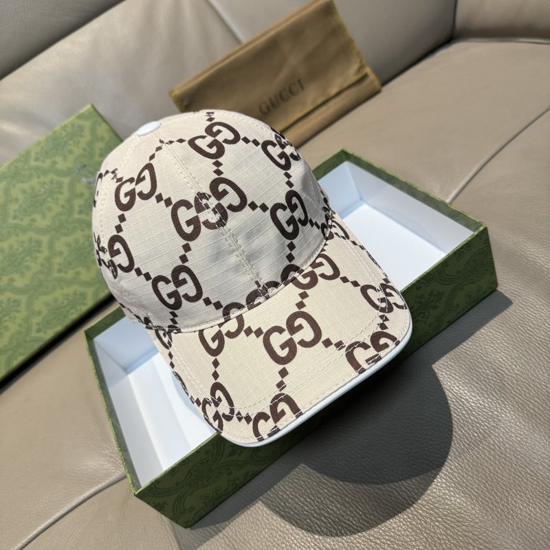 Gucci 야구모자 더블 G 캔버스 가죽 001-266225