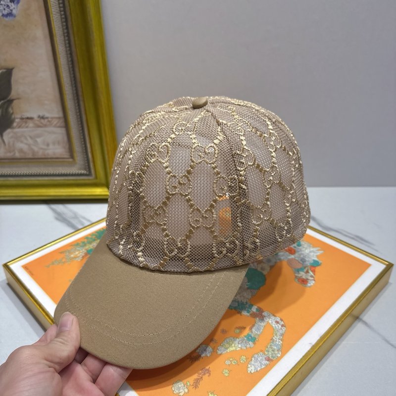 GUCCI 레이스 자수 야구 모자 001-266262