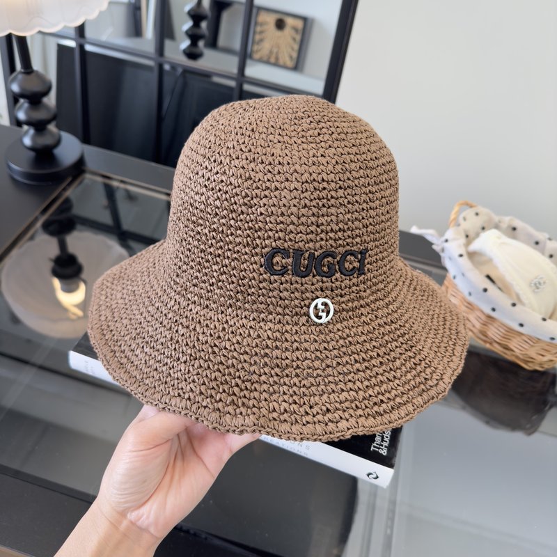 Gucci 여름 접이식 밀짚모자 001-266270