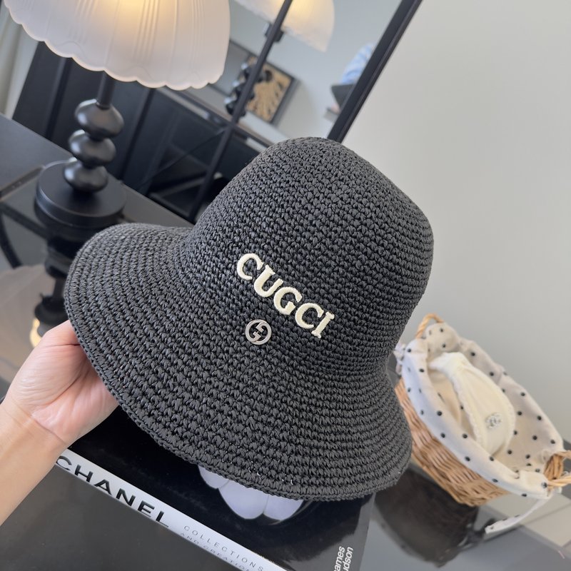 Gucci 여름용 접이식 밀짚모자 001-266271