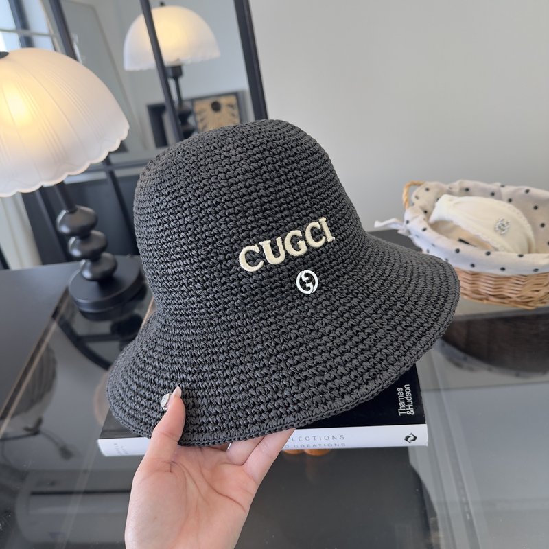 Gucci 여름용 접이식 밀짚모자 001-266271