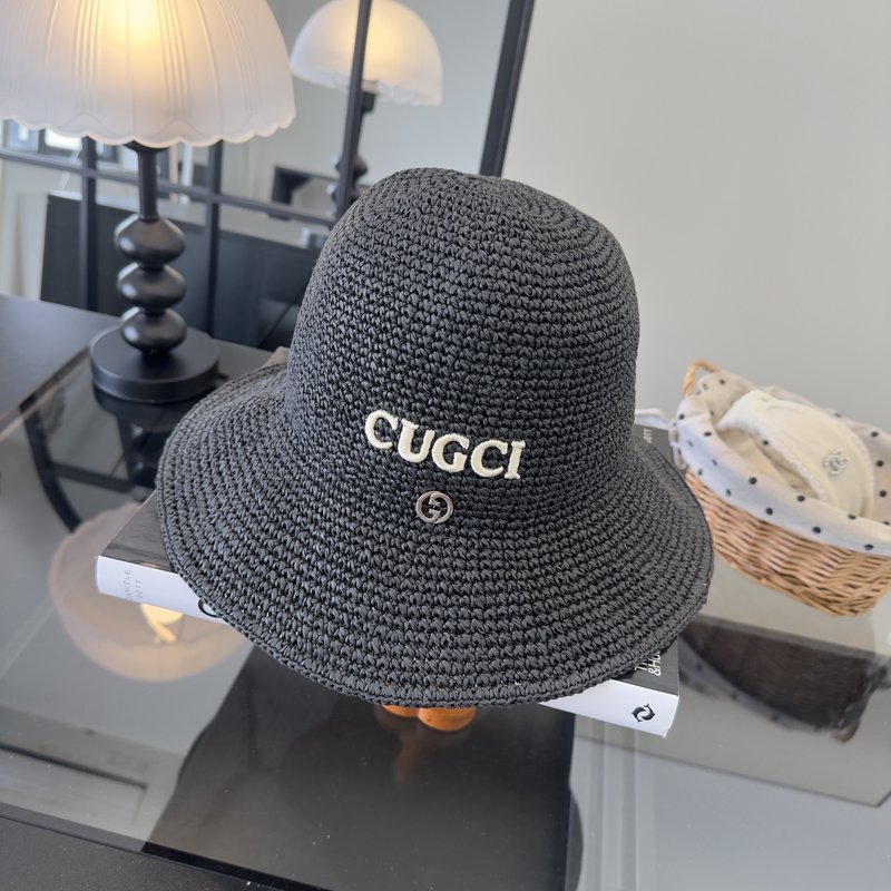 Gucci 여름용 접이식 밀짚모자 001-266271