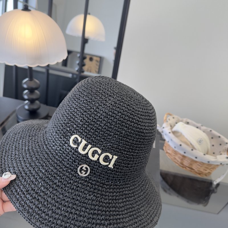 Gucci 여름용 접이식 밀짚모자 001-266271