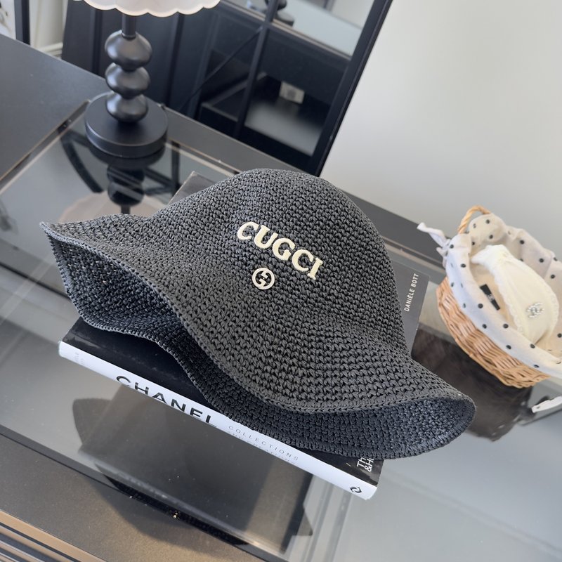 Gucci 여름용 접이식 밀짚모자 001-266271
