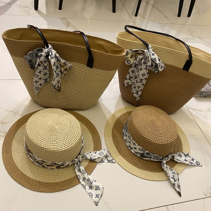 LV 플랫캡 비치백 001-266292